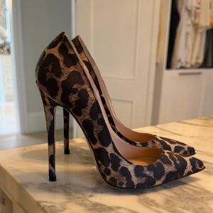 Elegant Leopard Print High Heels